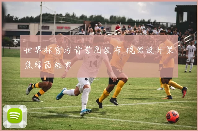 世界杯官方背景图发布 视觉设计聚焦绿茵经典